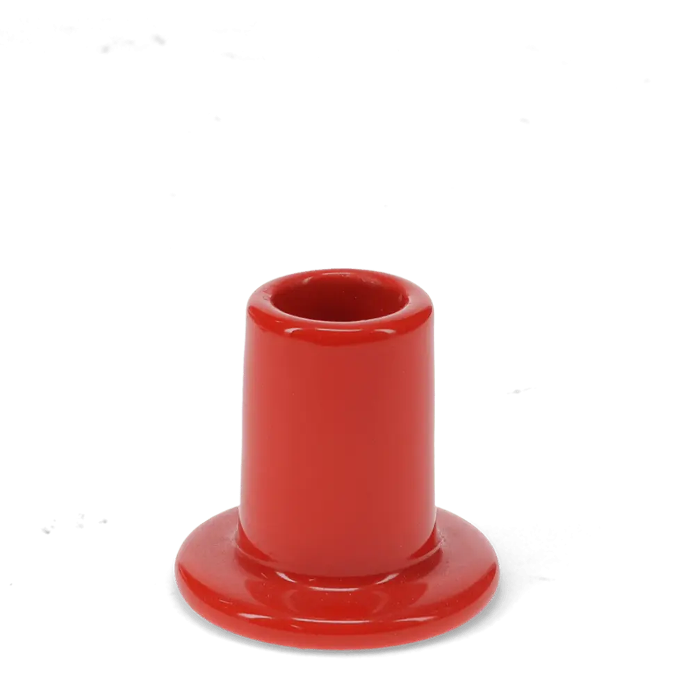 Rusty red short candlestick