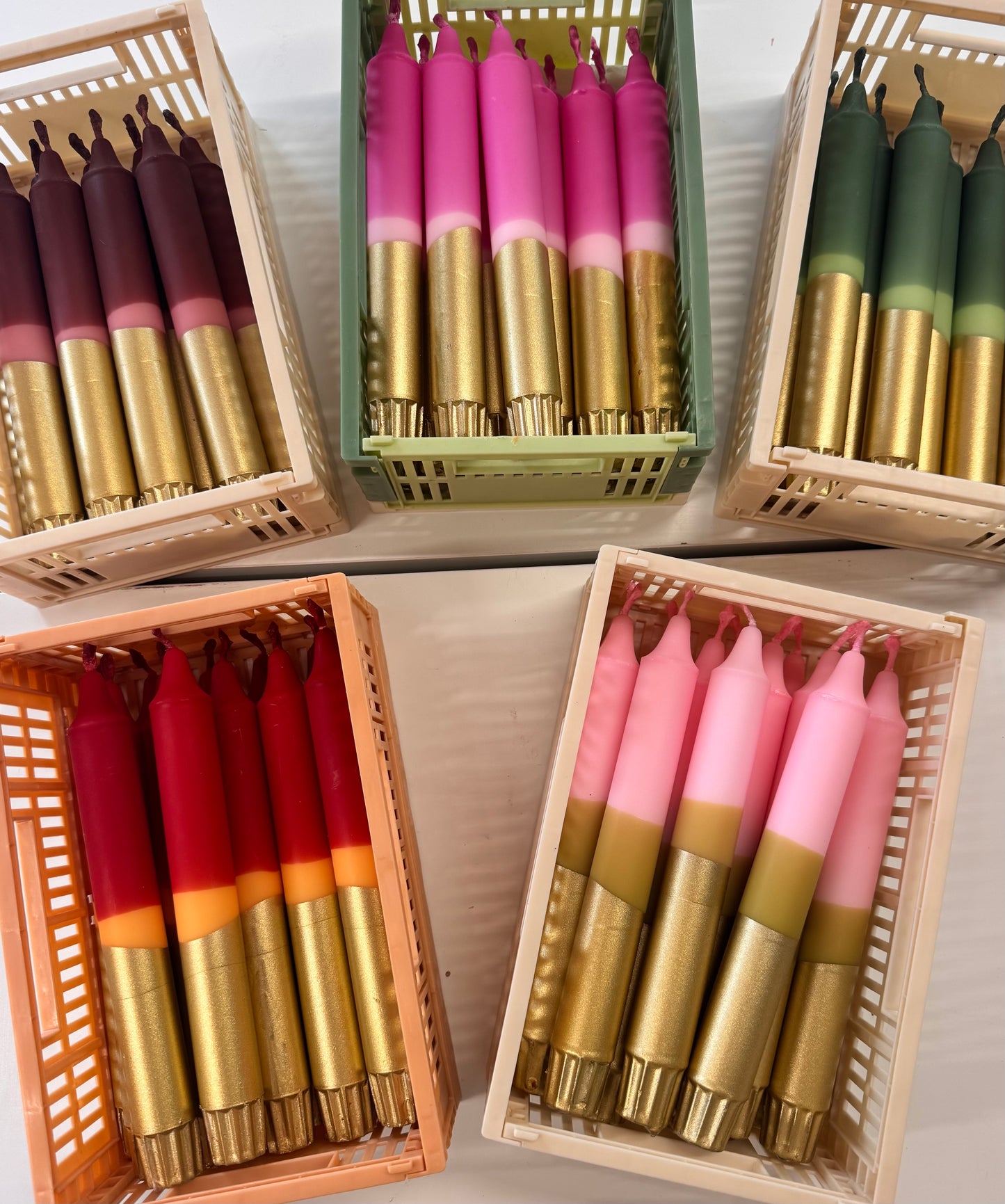 (Gold) Box of 9 perfectly, imperfect candles