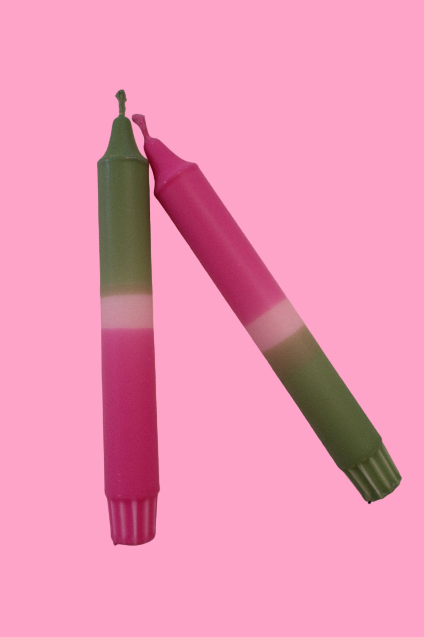 Mr Grinch (pair of taper candles)