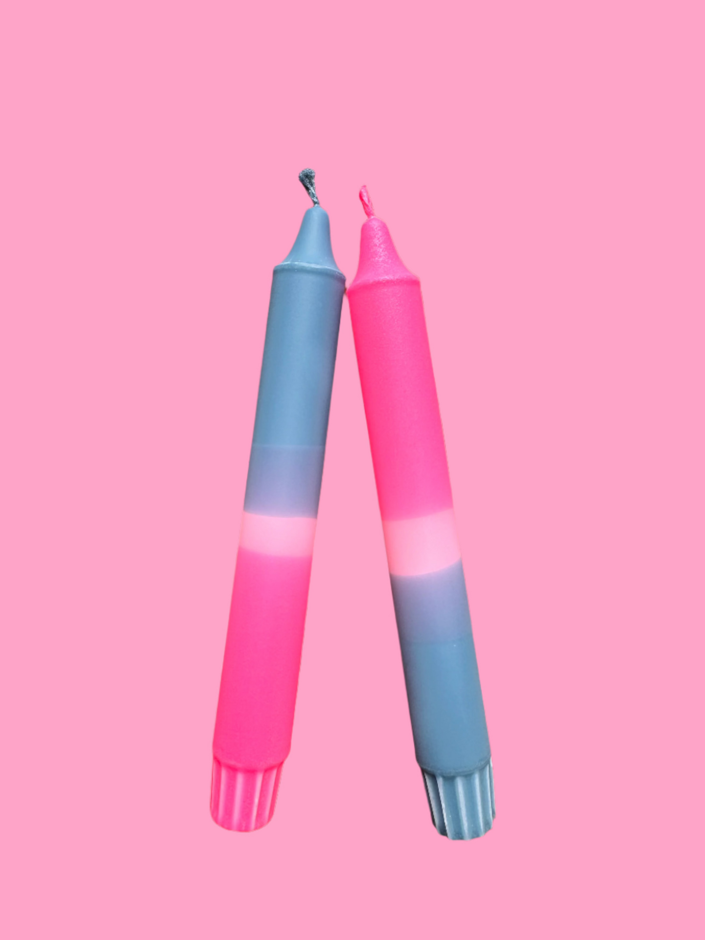 Summer nights sky (pair of taper candles)