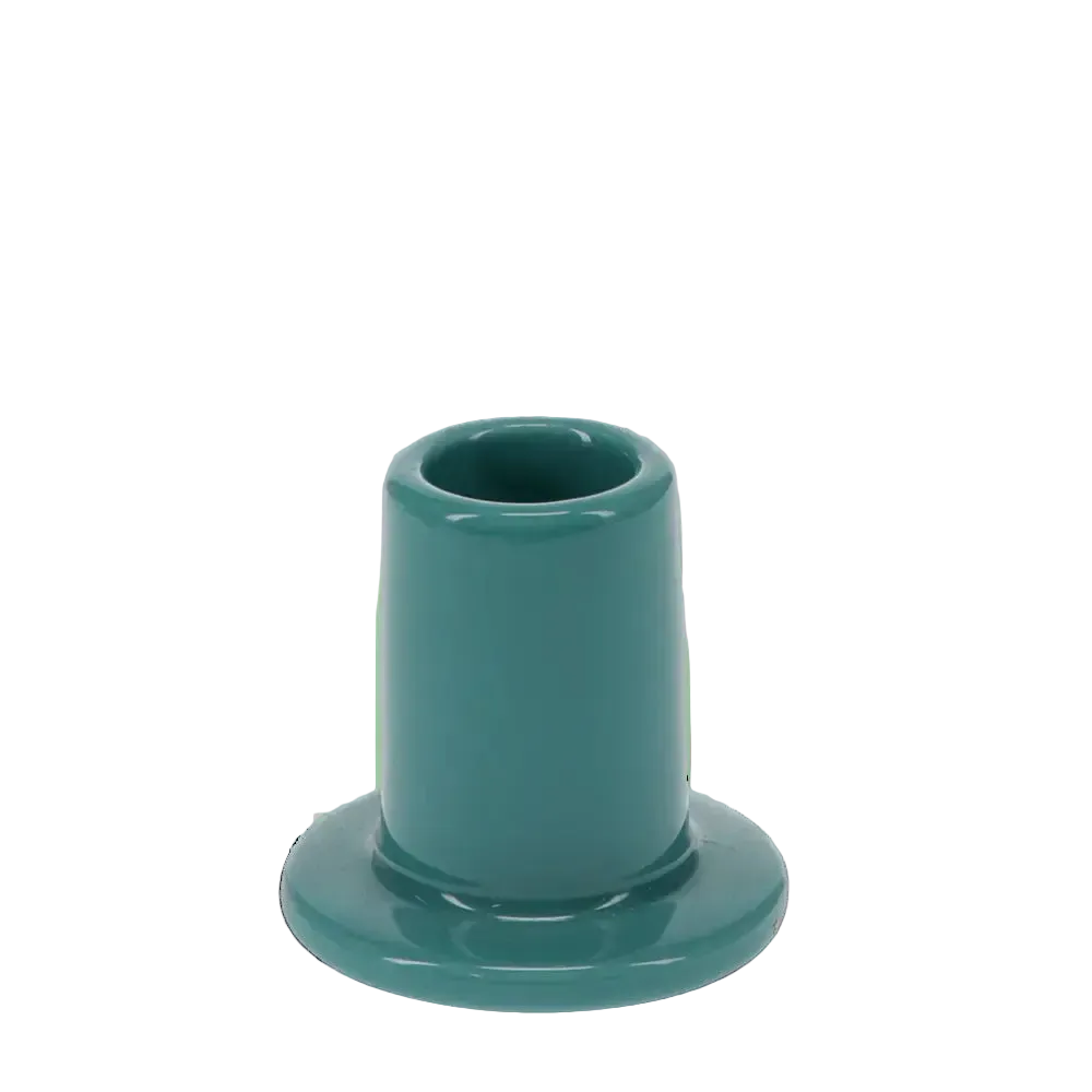 Teal short candlestick