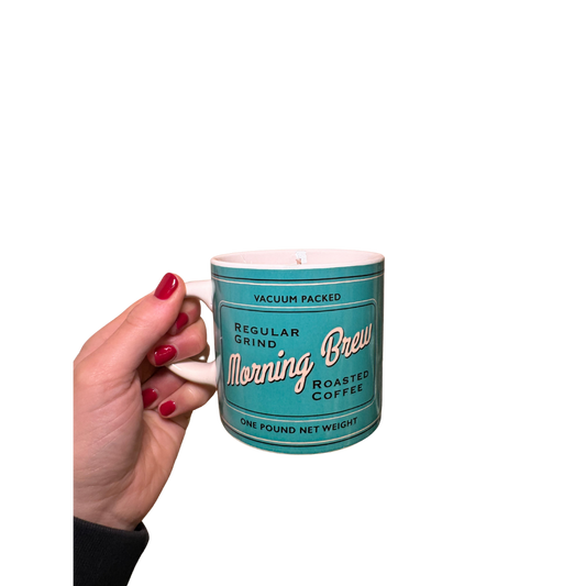 Morning Brew coffee cup candle