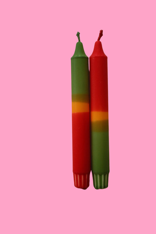 Maple Leaf (pair of taper candles)