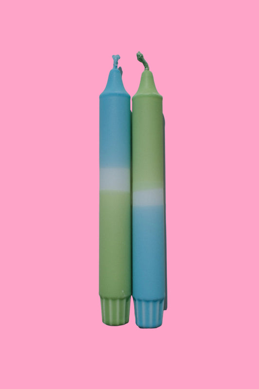 Meadow mist (pair of taper candles)