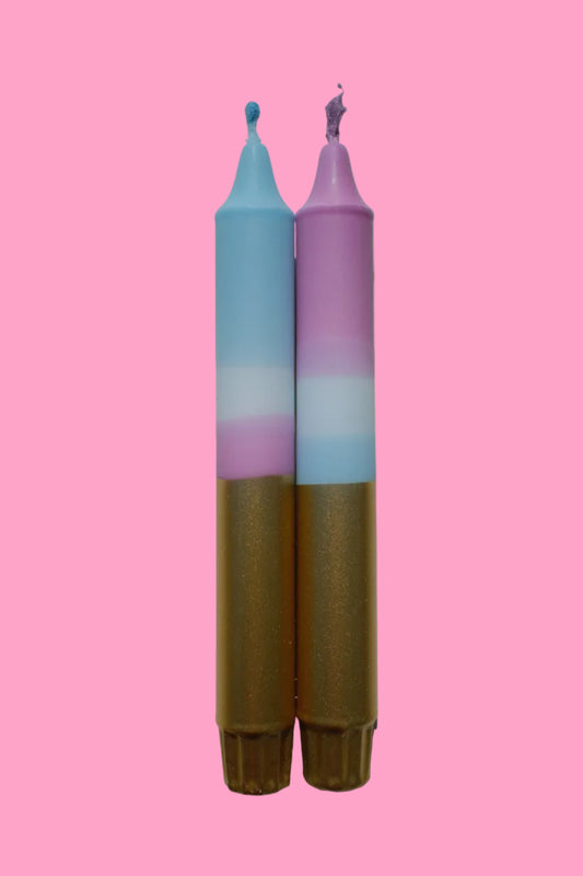 Hydrangea Blue (pair of taper candles)