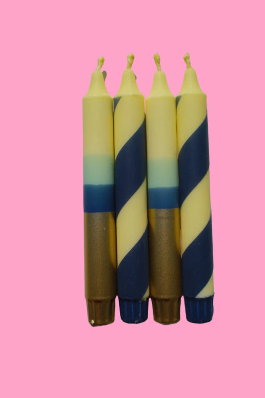 The Yellow (Quad of taper candles)