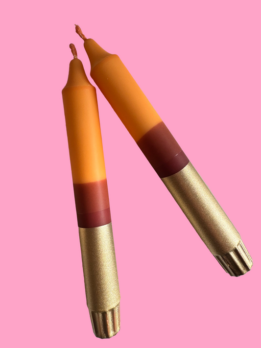 Golden Harvest (pair of taper candles)