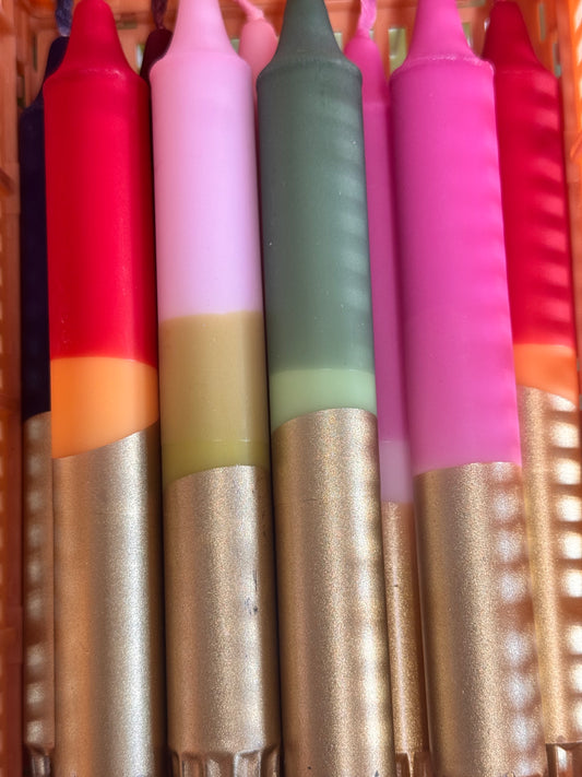 (Gold) Box of 9 perfectly, imperfect candles