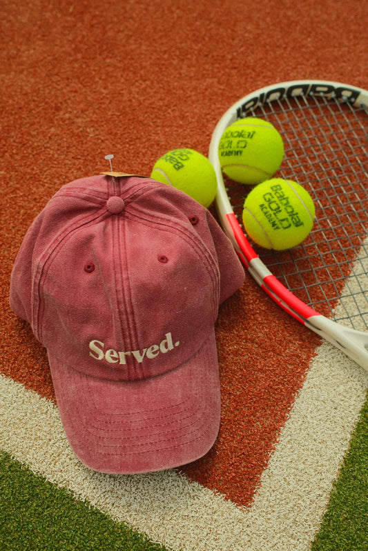 Served. Adult Vintage Washed Tennis Apparel