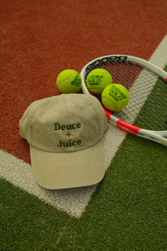 Deuce + Juice. Adult Vintage Washed Tennis Apparel