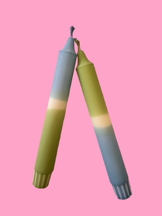 Meadow mist (pair of taper candles)