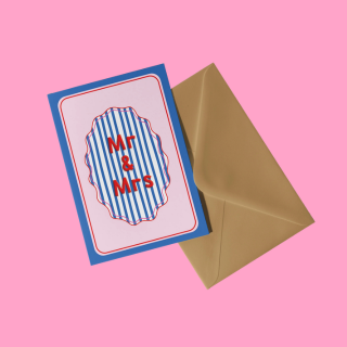 Mr & Mrs gift card