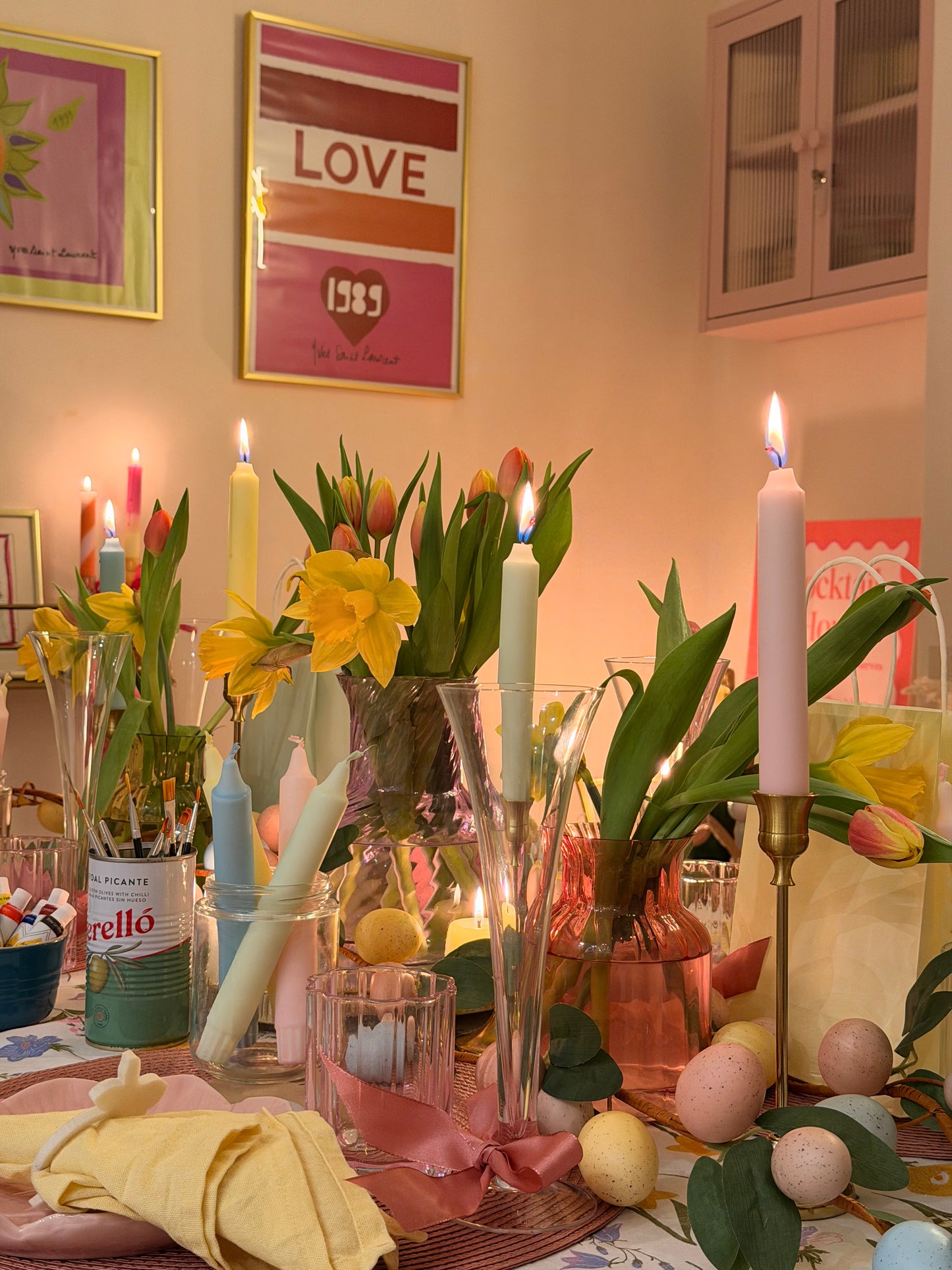 DIY candle painting box